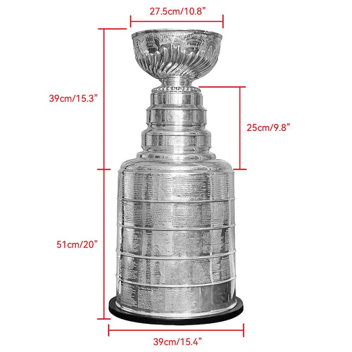 [Metal Version 90cm Height] NHL Stanley Cup Trophy Full Size With All Champions Engraved